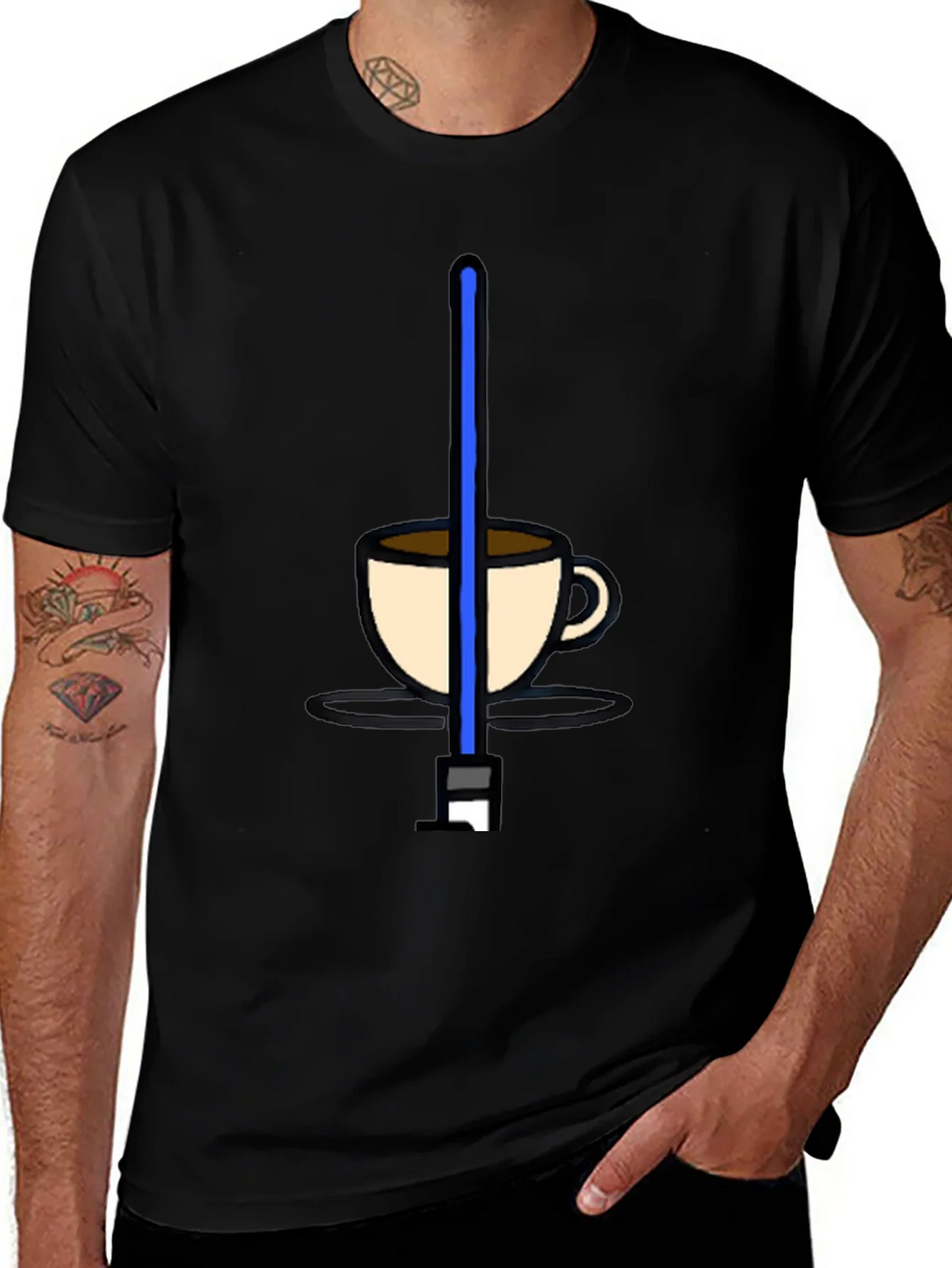 Star Wars Coffee T-Shirt - Funny Sci-Fi Tee