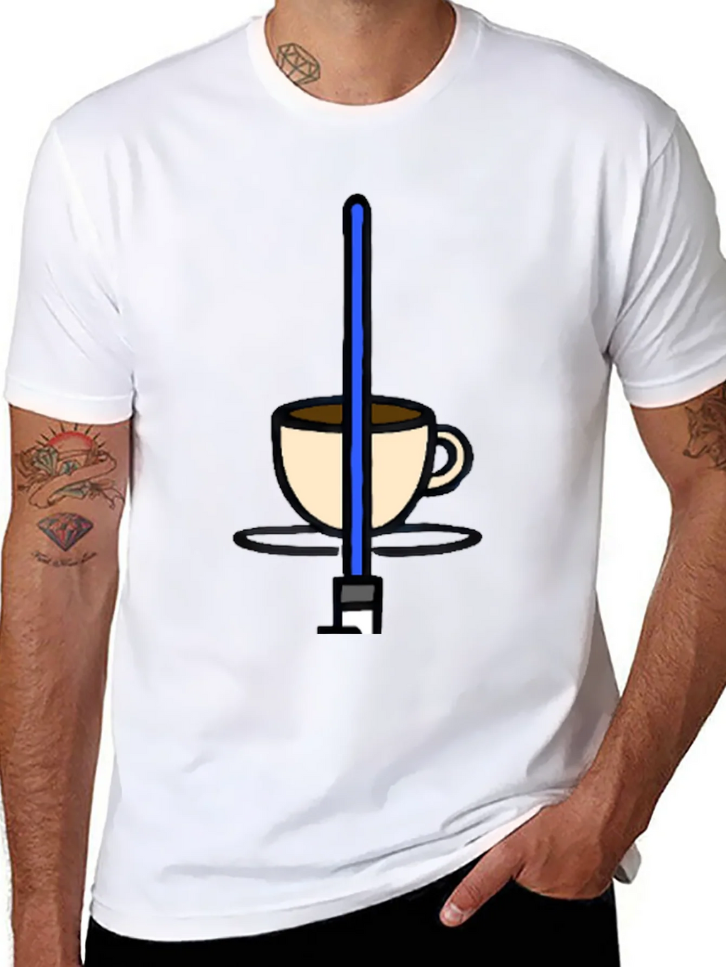 Star Wars Coffee T-Shirt - Funny Sci-Fi Tee