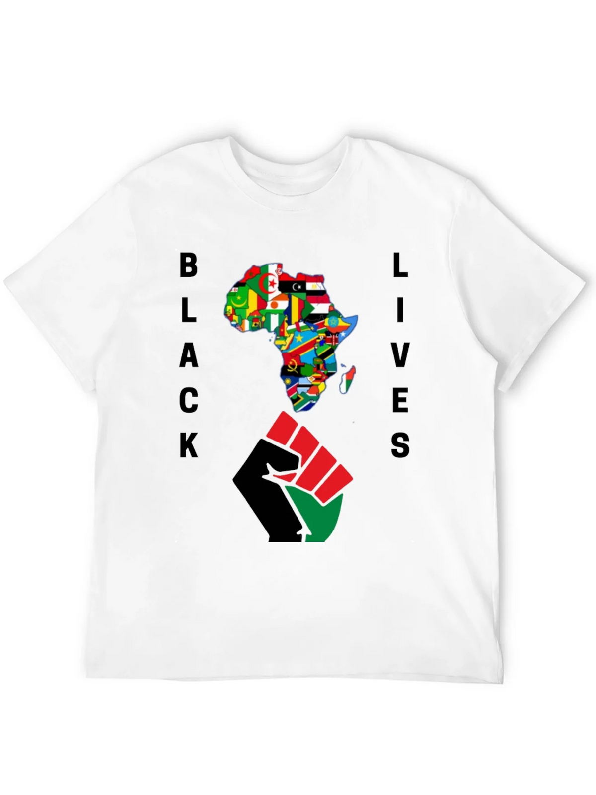 Black Lives Africa Fist T-Shirt