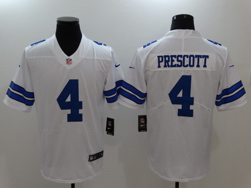 Men's Dallas Cowboys Dak Prescott White Game Jersey
