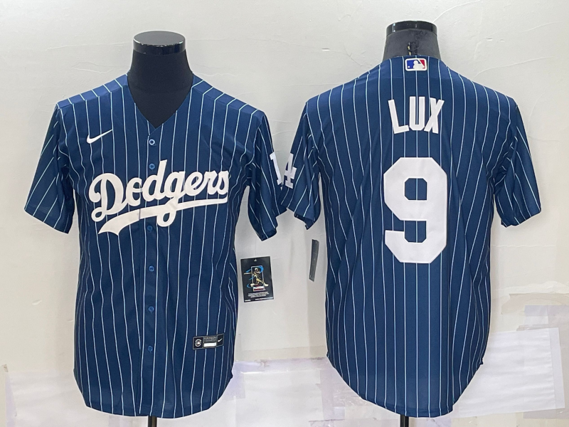 Men's Los Angeles Dodgers Gavin Lux Blue Replica Baseball Jersey