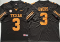 Men's Texas Longhorns Quinn Ewers Black Player Jersey