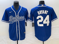 Men's Los Angeles Dodgers Kris Bryant Royal Player Jersey Joint Edition