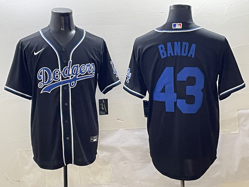 Men's Los Angeles Dodgers Anthony Banda Black Player Jersey