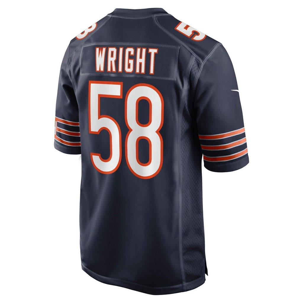 Darnell Wright Chicago Bears 2023  Draft First Round Pick Game Jersey - Navy