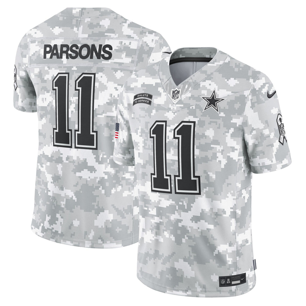 Micah Parsons Dallas Cowboys  2024 Salute to Service Limited Jersey - Arctic Camo