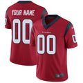 Men's Houston Texans Red Custom Game Jersey