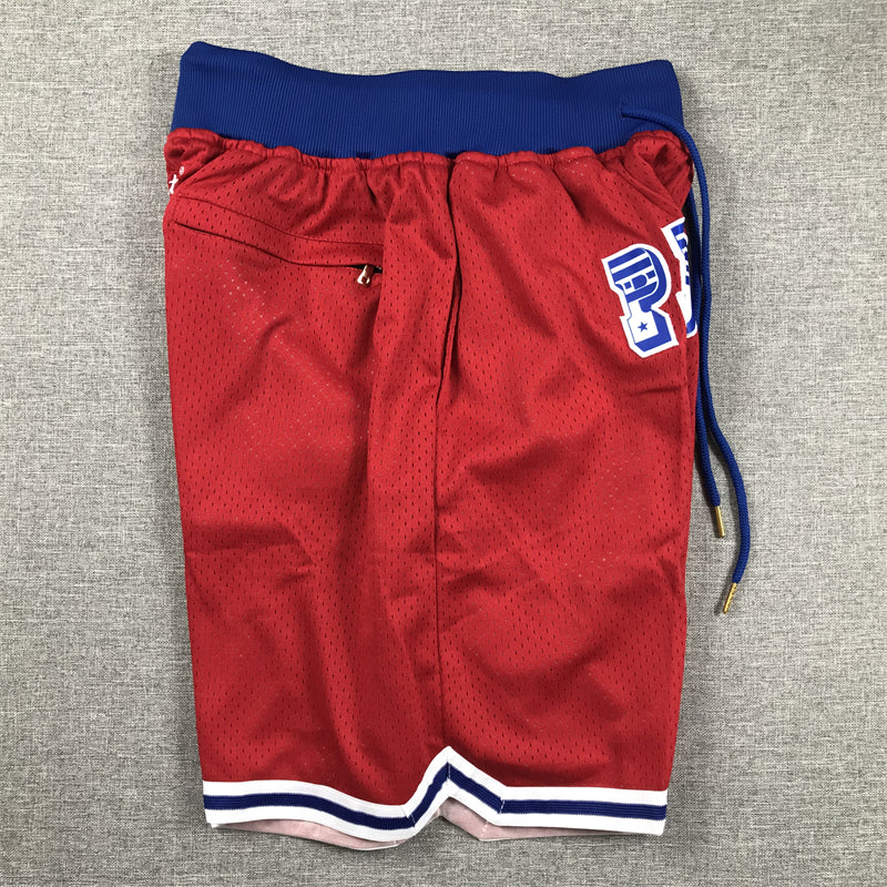 Men's New England Patriots Red Pocket Shorts