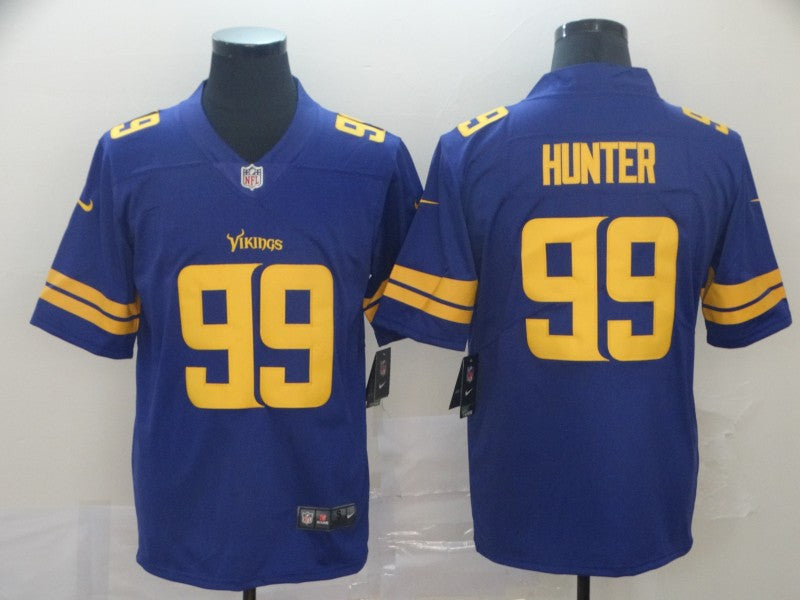 Men's Minnesota Vikings Danielle Hunter Purple Game Player Jersey
