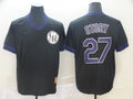 Men's Colorado Rockies Trevor Story Black Replica Baseball Jersey