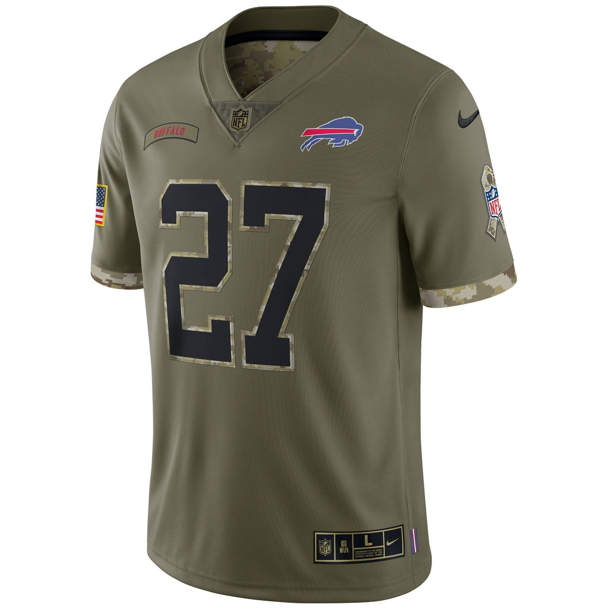 Tre'Davious White Buffalo Bills  Salute To Service Limited Jersey - Olive