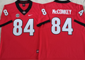 Men's Georgia Bulldogs Ladd McConkey Red Player Game Jersey
