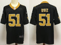 Men's New Orleans Saints Cesar Ruiz Black Game Jersey