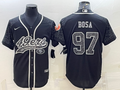 Men's San Francisco 49ers Nick Bosa Black Retired Player RFLCTV Limited Jersey Joint Edition