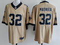 Men's New Orleans Saints Tyrann Mathieu Jersey-Gold