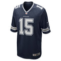 Dallas Cowboys Ezekiel Elliott Navy Team Game Jersey