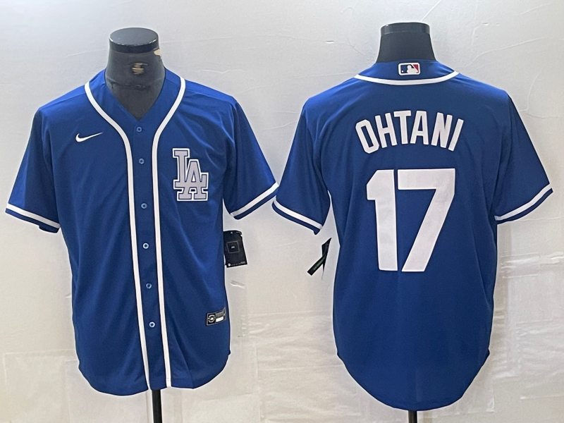 Men's Los Angeles Dodgers Shohei Ohtani Blue Limited Player Jersey
