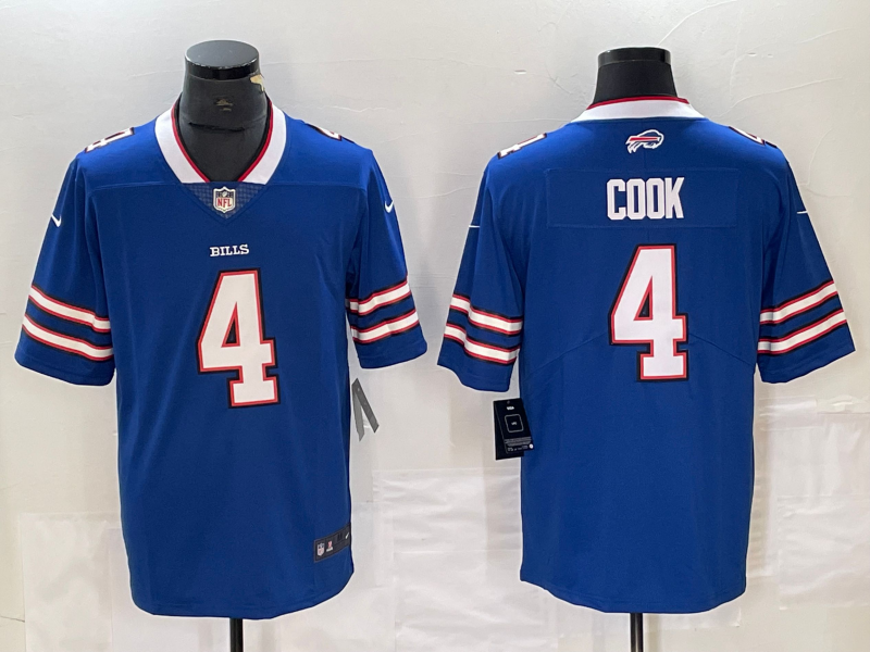 Men's Buffalo Bills James Cook Royal Game Player Jersey
