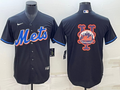 Men's New York Mets Black 2022 Alternate Replica Player Jersey1