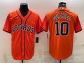 Men's Houston Astros Yuli Gurriel Orange Replica Player Jersey