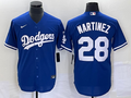 Men's Los Angeles Dodgers J.D. Martinez Blue Replica Baseball Jersey