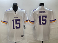 Men's Minnesota Vikings Joshua Dobbs White Game Jersey