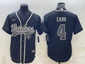 Men's Las Vegas Raiders Derek Carr Black RFLCTV Limited Jersey Joint Edition