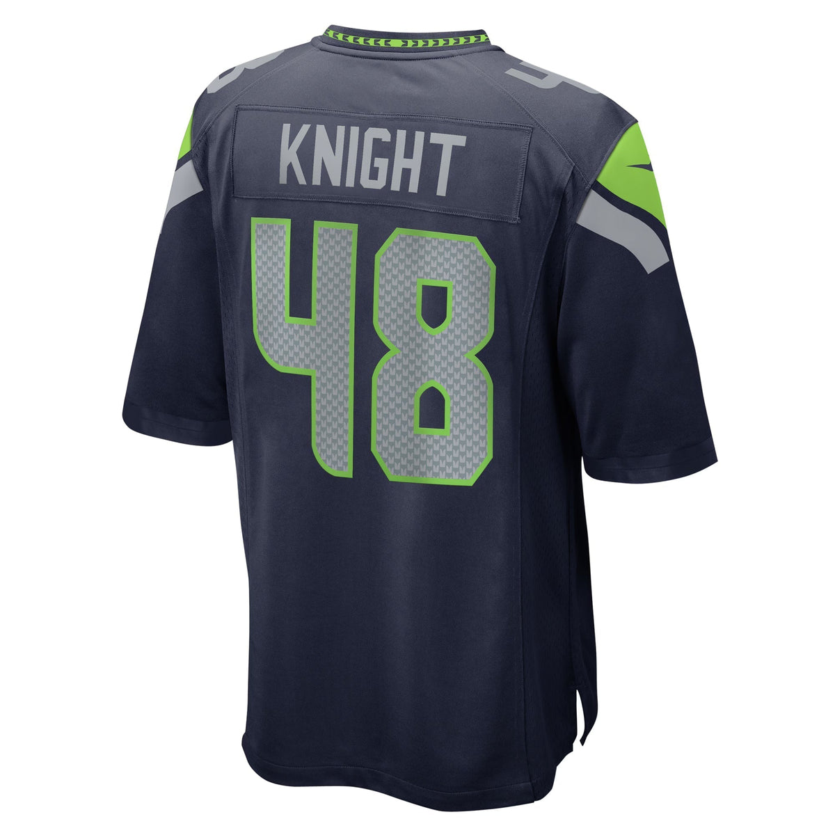 Seattle Seahawks Tyrice Knight College Navy Game Jersey