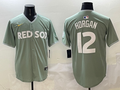 Men's Boston Red Sox Connor Wong Gray 2025 City Connect Limited Player Jersey