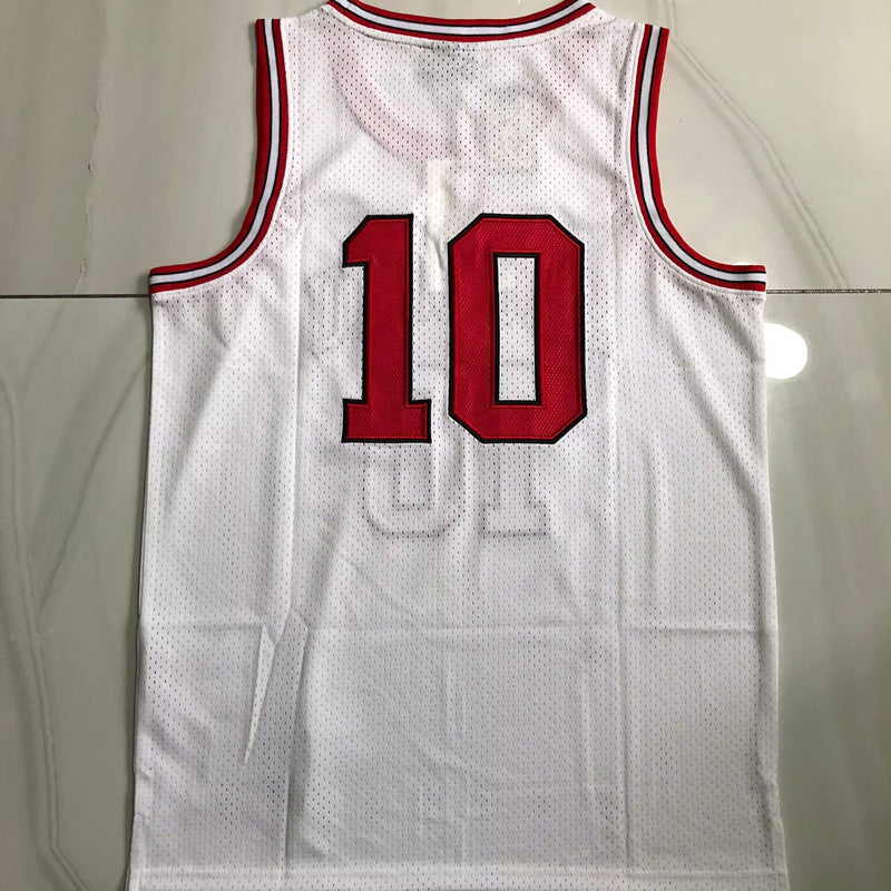 2024 New MN Slam Dunk 10# Sakuragi Hanamichi White S-XXL