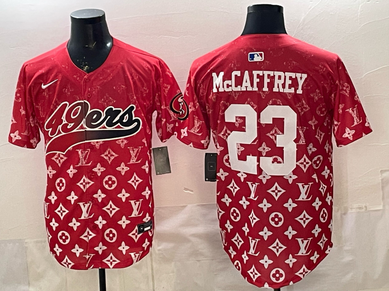 Men's San Francisco 49ers Christian McCaffrey #23 Red Alternate Game Jersey