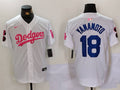 Men's Los Angeles Dodgers Yoshinobu Yamamoto White Limited Game Player Jersey