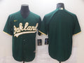Men's Oakland Athletics Kelly Green Alternate Replica Blank Jersey1