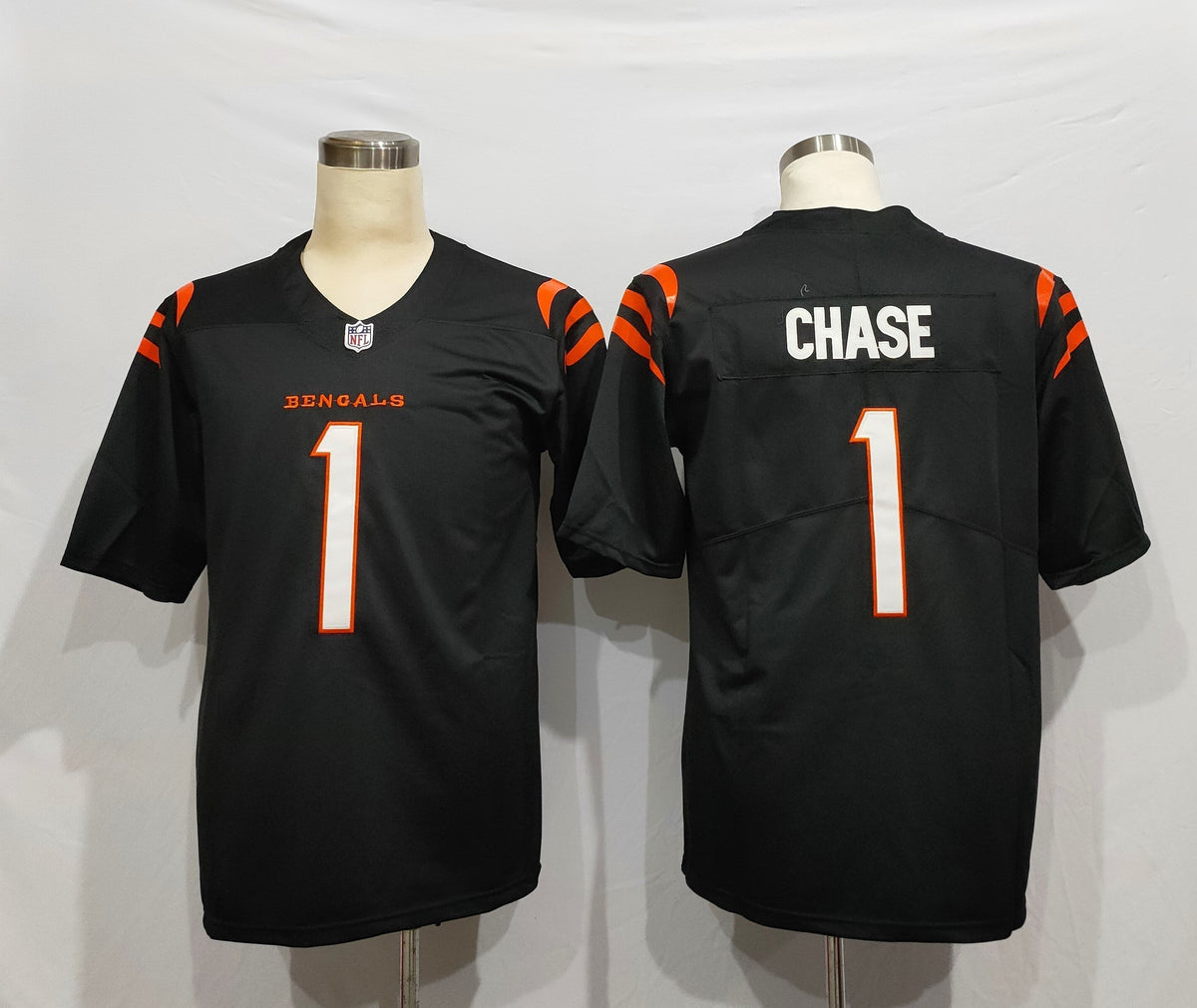 Men's Cincinnati Bengals Ja'Marr Chase Black Game Jersey