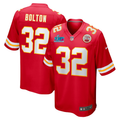 Men's Kansas City Chiefs Nick Bolton Red Super Bowl LVII Patch Game Jersey