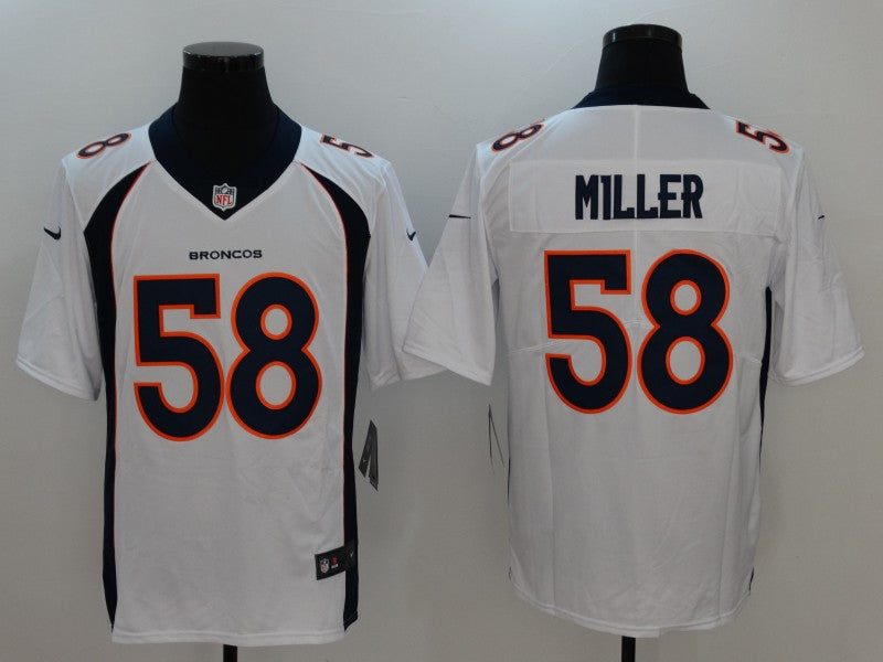Men's Denver Broncos Von Miller White Game Jersey