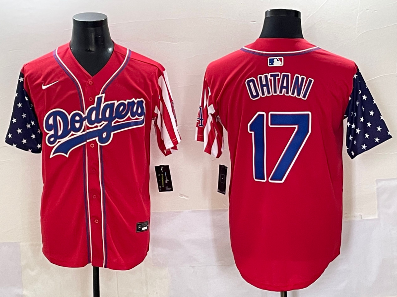 Men's Los Angeles Dodgers Shohei Ohtani Red Limited Player Jersey