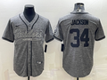 Men's Las Vegas Raiders Bo Jackson Gray Player Jersey Joint Edition