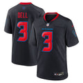 Men's Houston Texans Tank Dell  Navy 2nd Alternate Game Jersey
