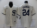 Men's Chicago White Sox Yasmani Grandal Beige Replica Baseball Jersey