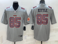 Men's San Francisco 49ers George Kittle Gray Atmosphere Game Jersey