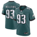 Milton Williams Philadelphia Eagles  Team Game Jersey - Midnight Green