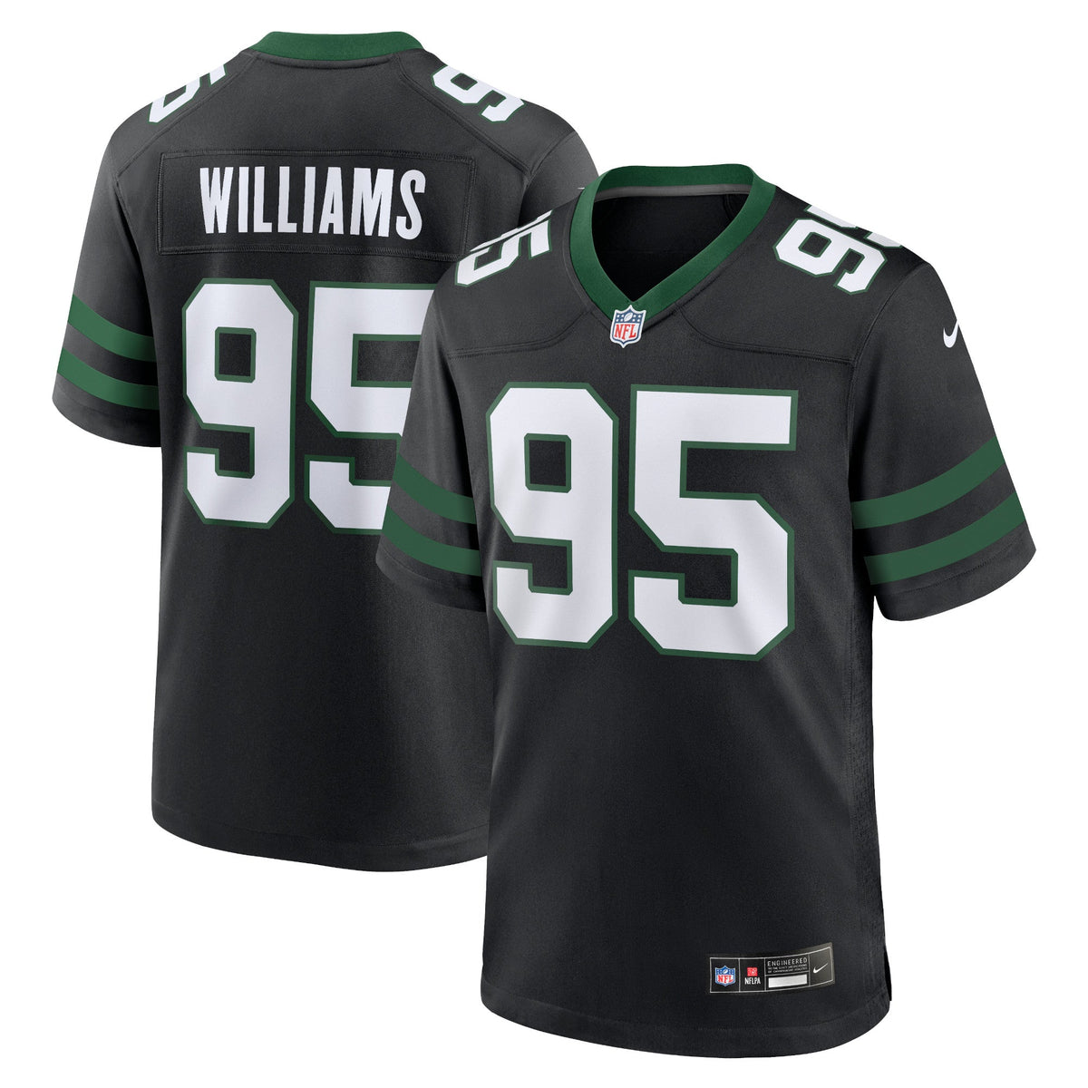 Quinnen Williams New York Jets  Alternate Game Jersey - Legacy Black