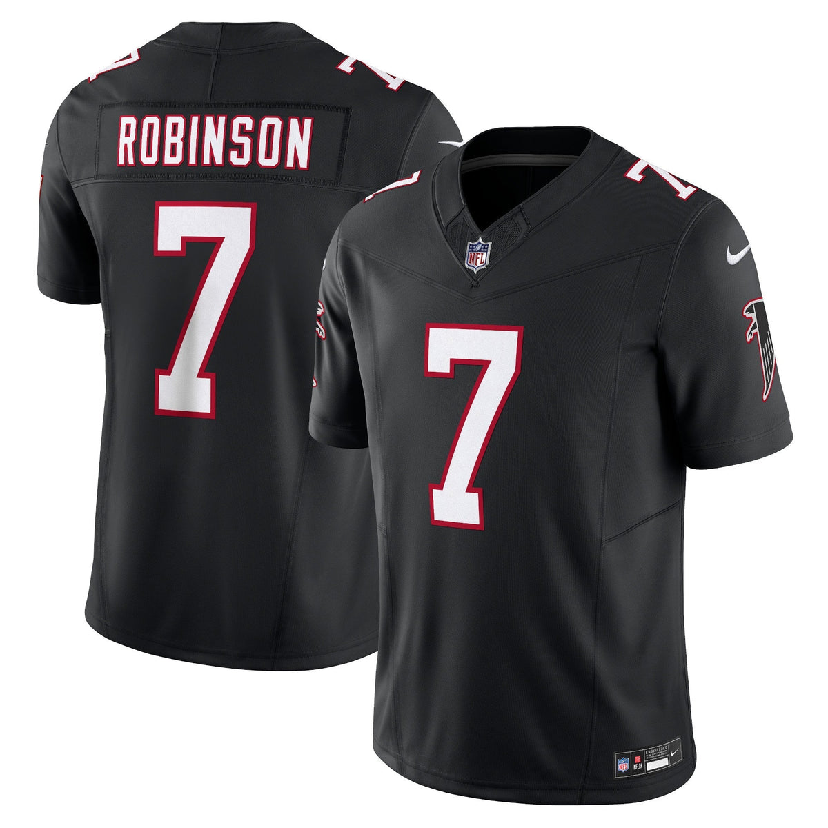 Bijan Robinson Atlanta Falcons  Alternate Vapor F.U.S.E. Limited Jersey - Black