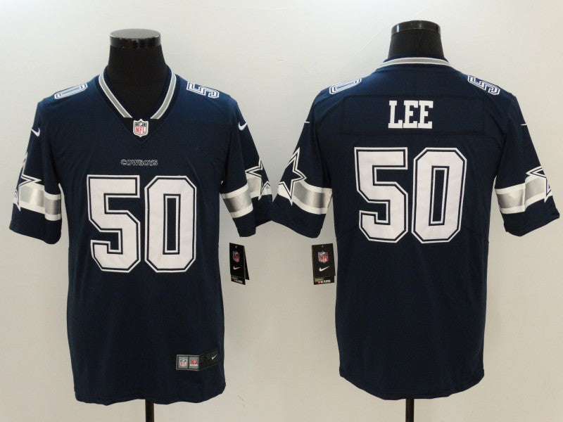 Men's Dallas Cowboys Sean Lee Navy Game Player Jersey
