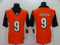 Men's Cincinnati Bengals Joe Burrow Orange Game Jersey