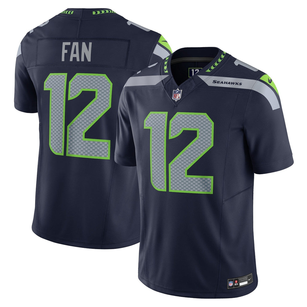 Seattle Seahawks 12s Navy Vapor F.U.S.E. Limited Jersey