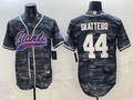 Men's New York Giants Cam Skattebo Grey Camouflage Player Jersey