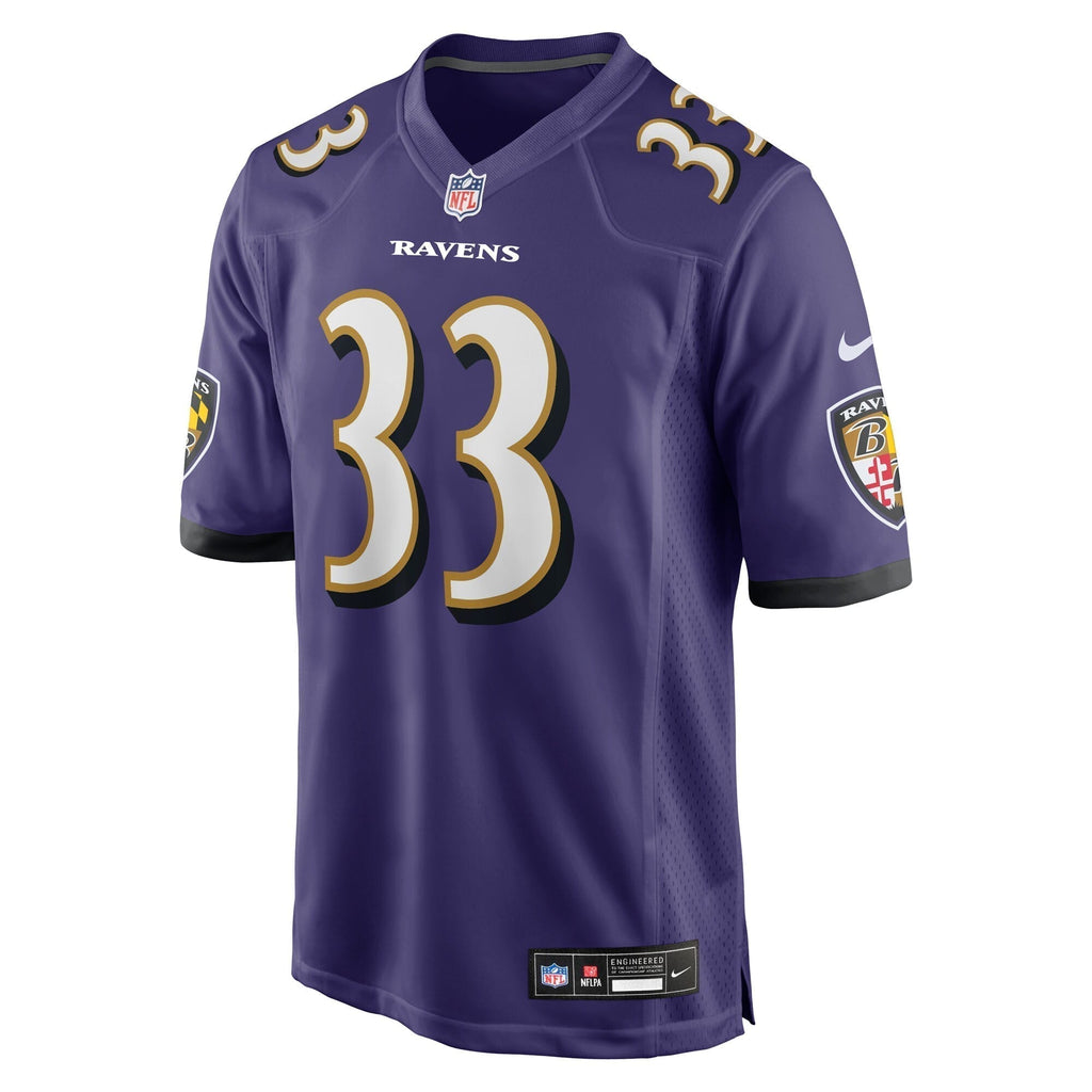 Baltimore Ravens Tyler Loop Purple Team Game Jersey