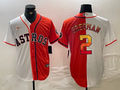 Men's Houston Astros Alex Bregman White/Orange Replica Player Jersey